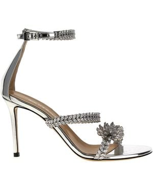 Mach & Mach 'lotus' Sandalen - Metallic