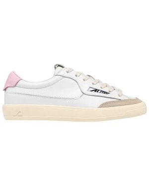 Autry Windscape Low Leather And Fairy Tale Sneakers - White