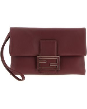 Fendi 'Mamma Baguette' Pouch - Purple