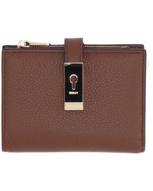 Bally Bruin Runderleren Portemonnee