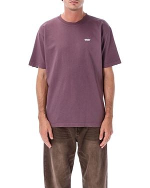 Obey T Shirts And Polos - Purple