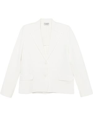 Mrz Veste blazer à simple boutonnage - Blanc