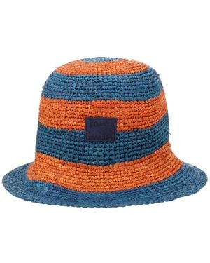 Paul Smith Stripes Bucket Hat - Blue