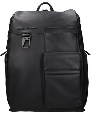 Piquadro Backpacks And Waist Bags Leather - Black