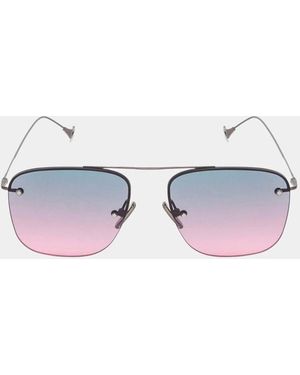 Eyepetizer Sonnenbrille Palmer C.3 20 Schwarz/Lila Farbverlauf Unisex - Braun