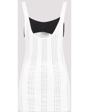 The Attico Double-Layered Top - White