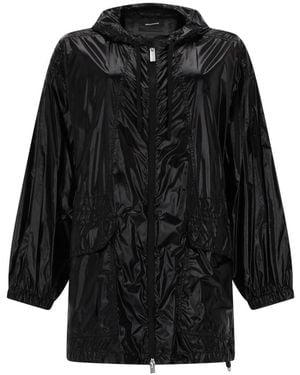 Laminar Hooded Zip-Up Jacket - Black