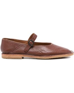 Hereu Brava Pumps mit Schnallenriemen - Braun