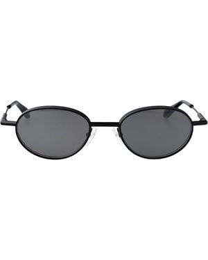 McQueen Alexander Mc Queen Round Sunglasses Am0523 S 004 - Black