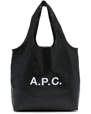 A.P.C. TOTE NINON - Schwarz