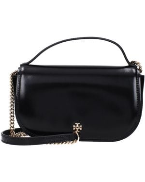 Tory Burch Handbags Emerson Leather - Black