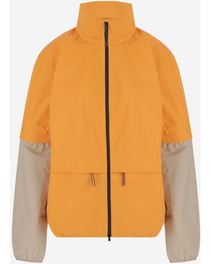 Autry Two Tone Nylon Jacket - Orange