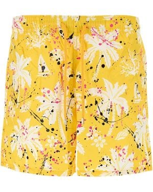 PALM ANGELS X VILEBREQUIN Costume Da Bagno Vilebrequin - Yellow