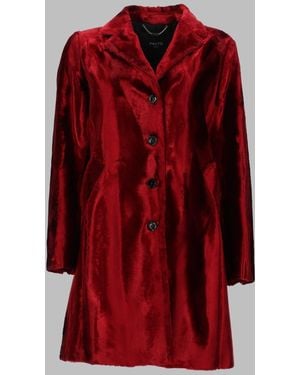 Paltò Chic Trench Coat - Red