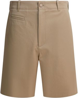 Givenchy Cotton Chino Shorts - Natural