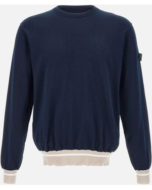 Peuterey Ghisallo Blauer Baumwollpullover