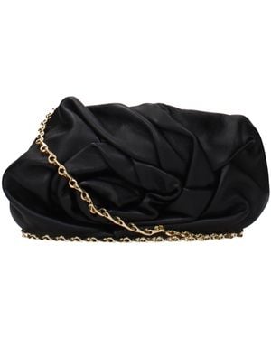 Burberry Leather Pochette - Black