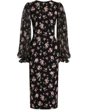 Dolce & Gabbana Silk Dress - Black