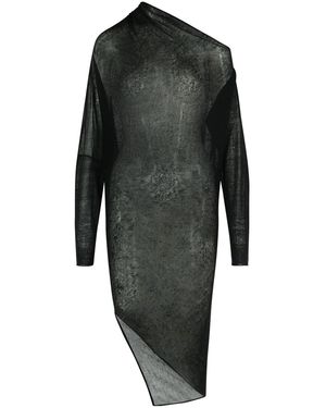P.A.R.O.S.H. Viscose Blend Dress - Grigio