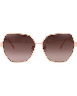 Chopard Geometric Sunglasses Schl28 M 08 Fc - Brown