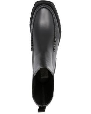 Hereu Bottines Alda Sport En Cuir - Noir