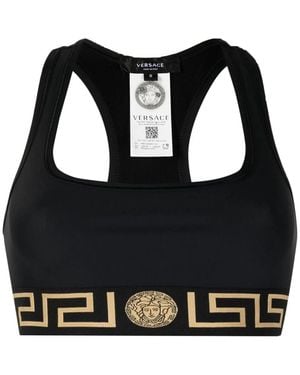 Versace Medusa' Sports Top' - Black