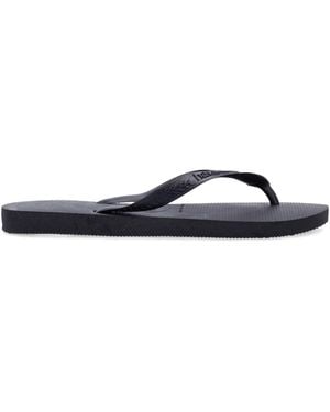 Havaianas Flache Schuhe schwarz - Blau