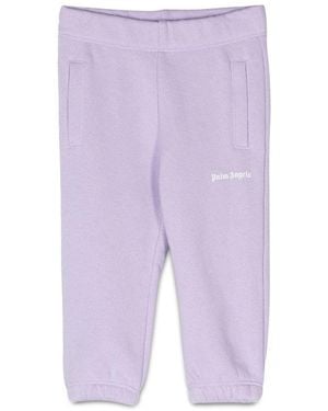 Palm Angels Logo Zweetbroek - Paars