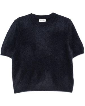 Soft Goat Cashmere T-Shirt - Blue