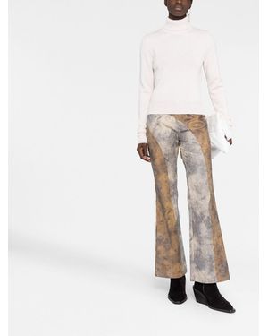 MM6 by Maison Martin Margiela Top Met Open Rug - Wit