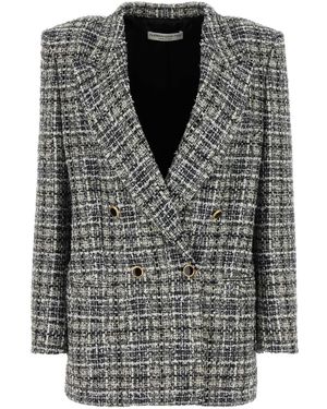 Alessandra Rich Jackets And Vests - Black