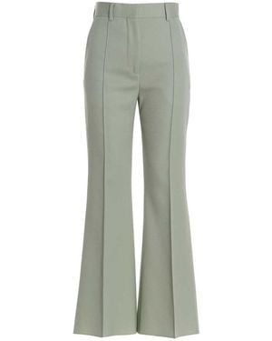 Lanvin Pantalon évolue sur mesure évasé - Gris