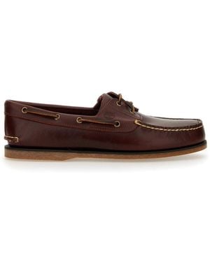 Timberland Leather Boat Shoe - Brown