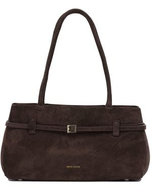 MANU Atelier "Le Cambon East West" Medium Shoulder Bag - Brown