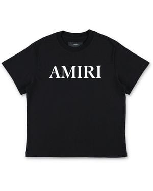 Amiri Boy's Logo Graphic Cotton T-Shirt - Black