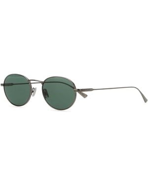 Saint Laurent Ruthenium Metal Sl 799 Sunglasses - Green