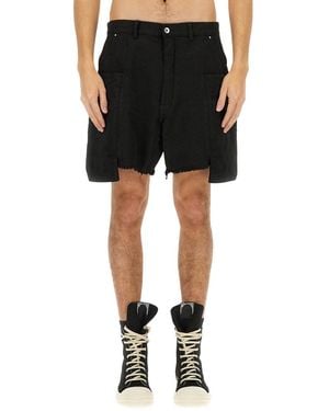 Rick Owens Drkshdw Bermuda Cargo - Black