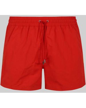 Paul Smith Bañador para hombre Pln+Step - Rojo