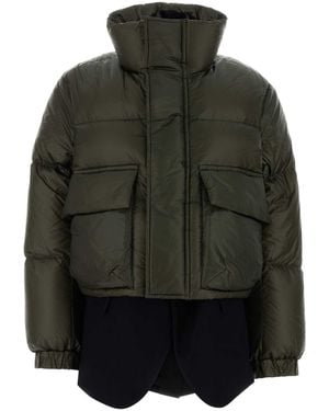 Sacai Nylon Down Jacket - Green