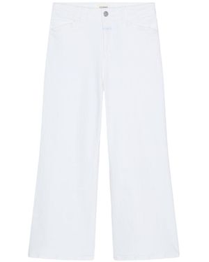 Closed Jeans Met Wijde Pijpen - Wit