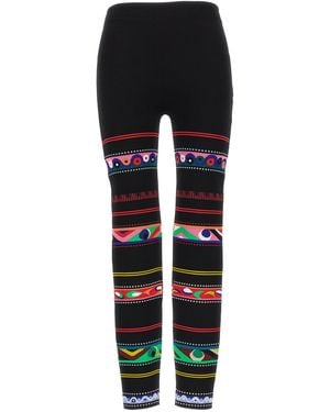 Emilio Pucci Jacquard Pattered Leggings - Zwart