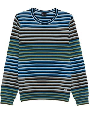 Paul Smith Gestreifter Pullover - Blau