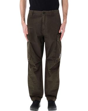 C.P. Company C.P. Company Microreps Fabric Cargo Trousers - Black