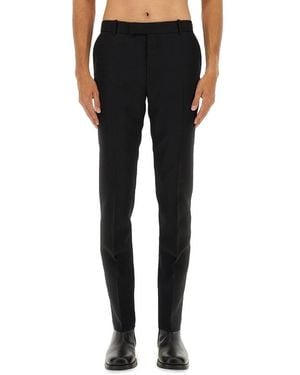 McQueen Wool Trousers - Black