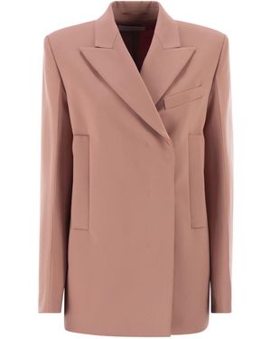 Sportmax Blazer recto Esule - Rosa