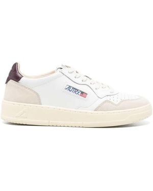 Autry Colour Block Trainers - White