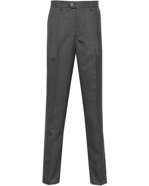 Brunello Cucinelli Wollen Broek - Grijs