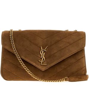 Saint Laurent Loulou Medium - Brown