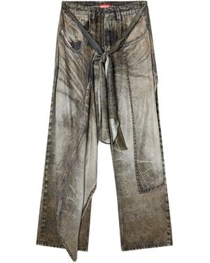 DIESEL Hosen Aus Baumwolle - Grau