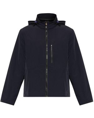 Paul Smith Gelaagd Waterproof Jack Met Capuchon - Blauw